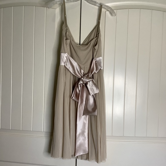 Necessary Objects Champagne Prom/Cocktail Dress Sz 2X - Picture 8 of 9